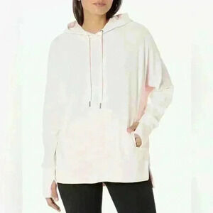 Sweaty Betty Liberate Luxe Fleece Hoodie in Pink Size X-Small